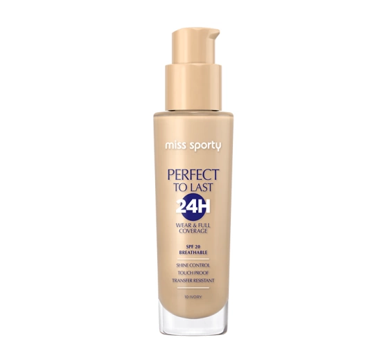 MISS SPORTY PERFECT TO LAST 24H PODKŁAD DO TWARZY IVORY 30ML