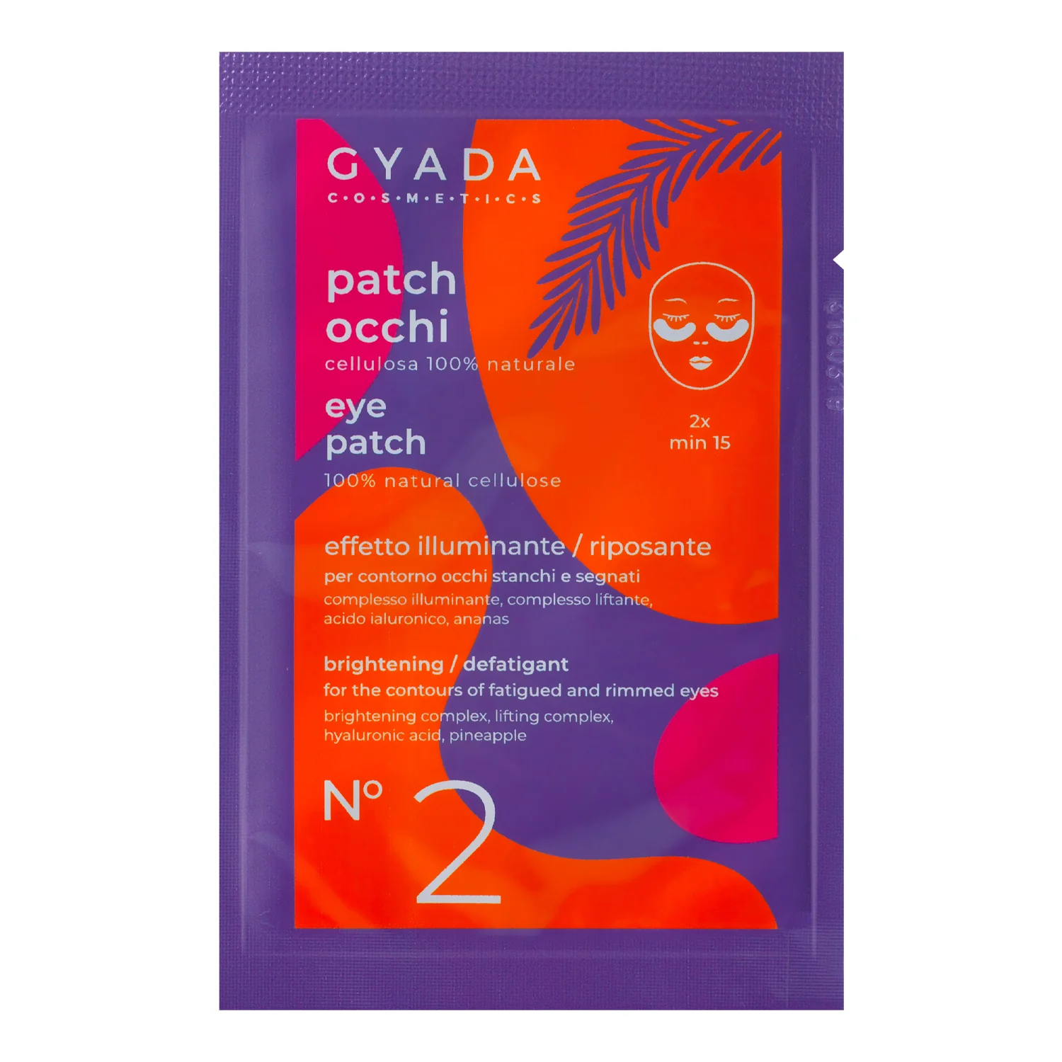 Patch Occhi & Labbra Patch Occhi Illuminanti / Defaticanti N. 2 - Maschera Contorno Occhi, Contorno occhi idratante