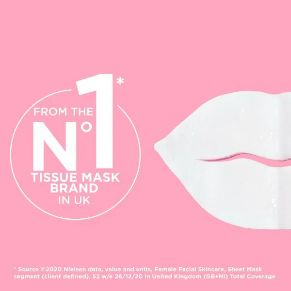 Maschera labbra in tessuto idratante Garnier Moisture Bomb al gusto ciliegia 5g