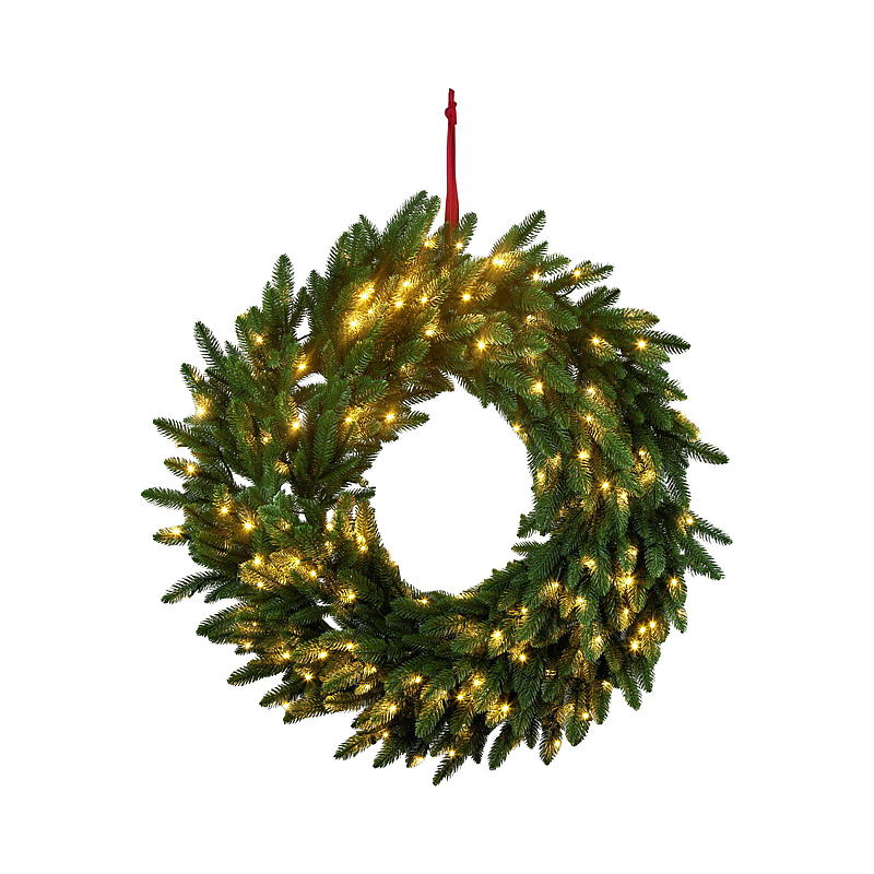 Light IT-krans Geilo, ø 80 cm 150 LED-lys