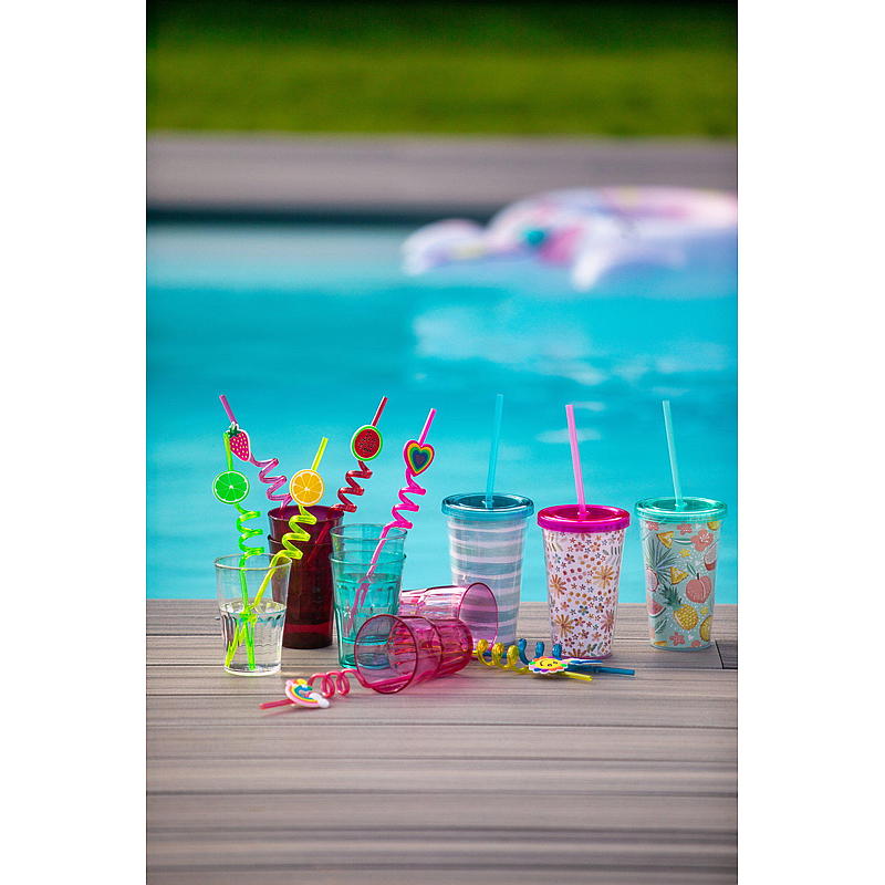 Gobelet isotherme 550 ml en plastique pour l'été
