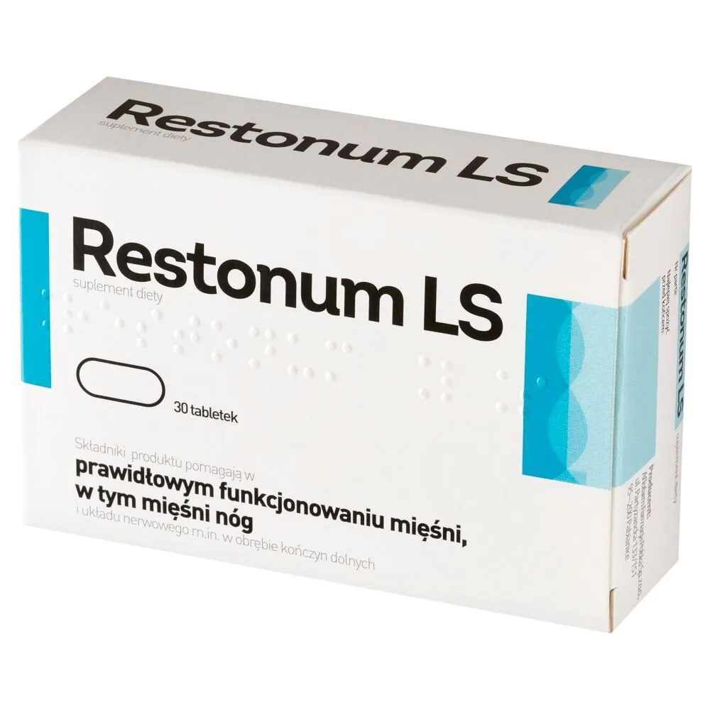 Restonum LS, Preparat wspierający funkcjonowanie mięśni, Tabletki