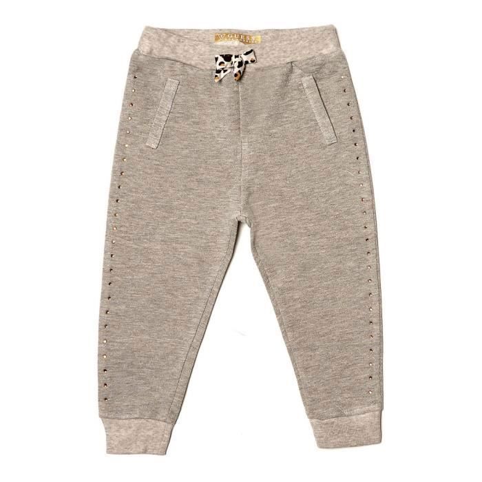 Pantaloni da jogging - Guess - K74Q03 - Grigio glitterato - Taglia 6-7 anni - Bambina