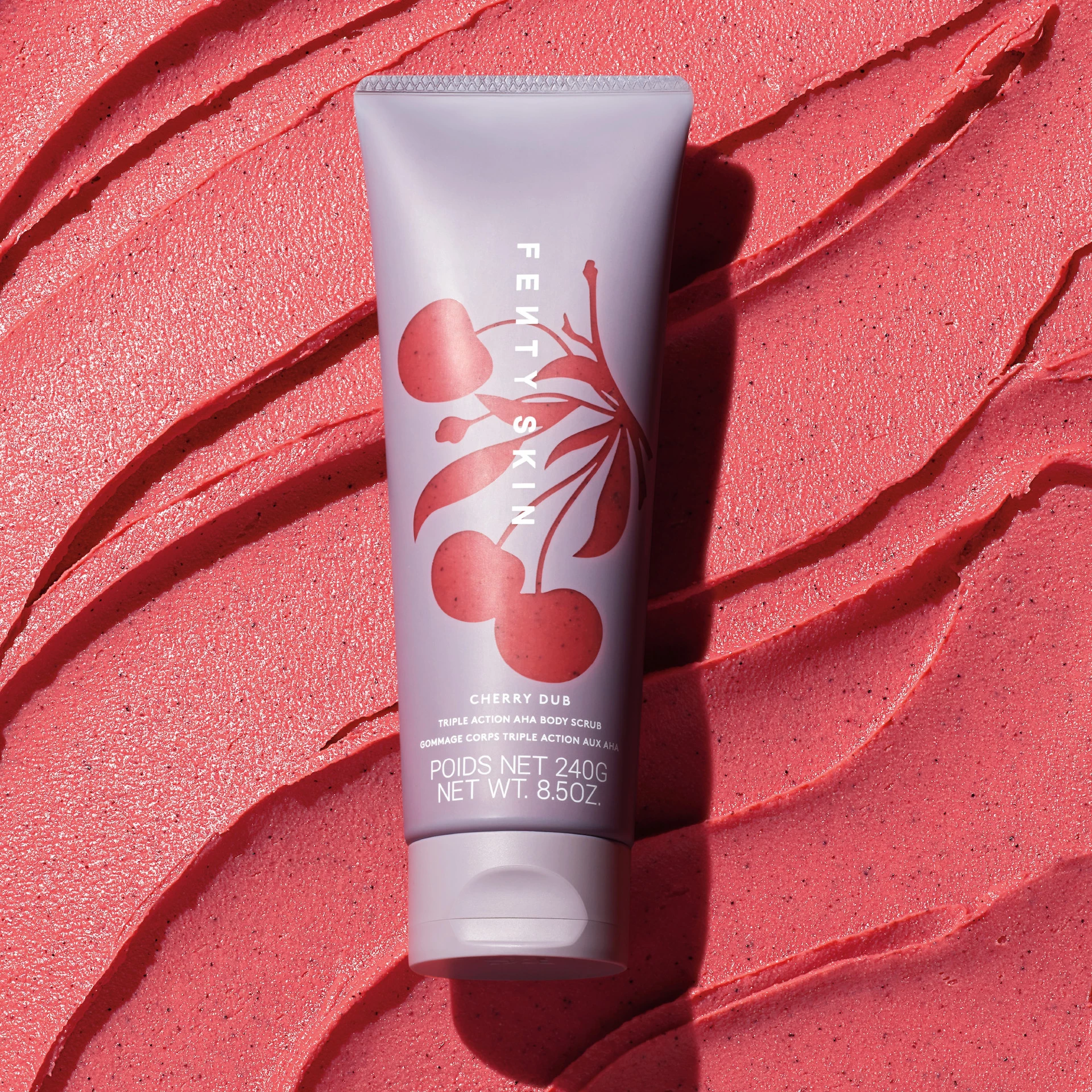Cherry Dub piling za tijelo s trostrukim djelovanjem AHA 240 ml - Fenty Skin