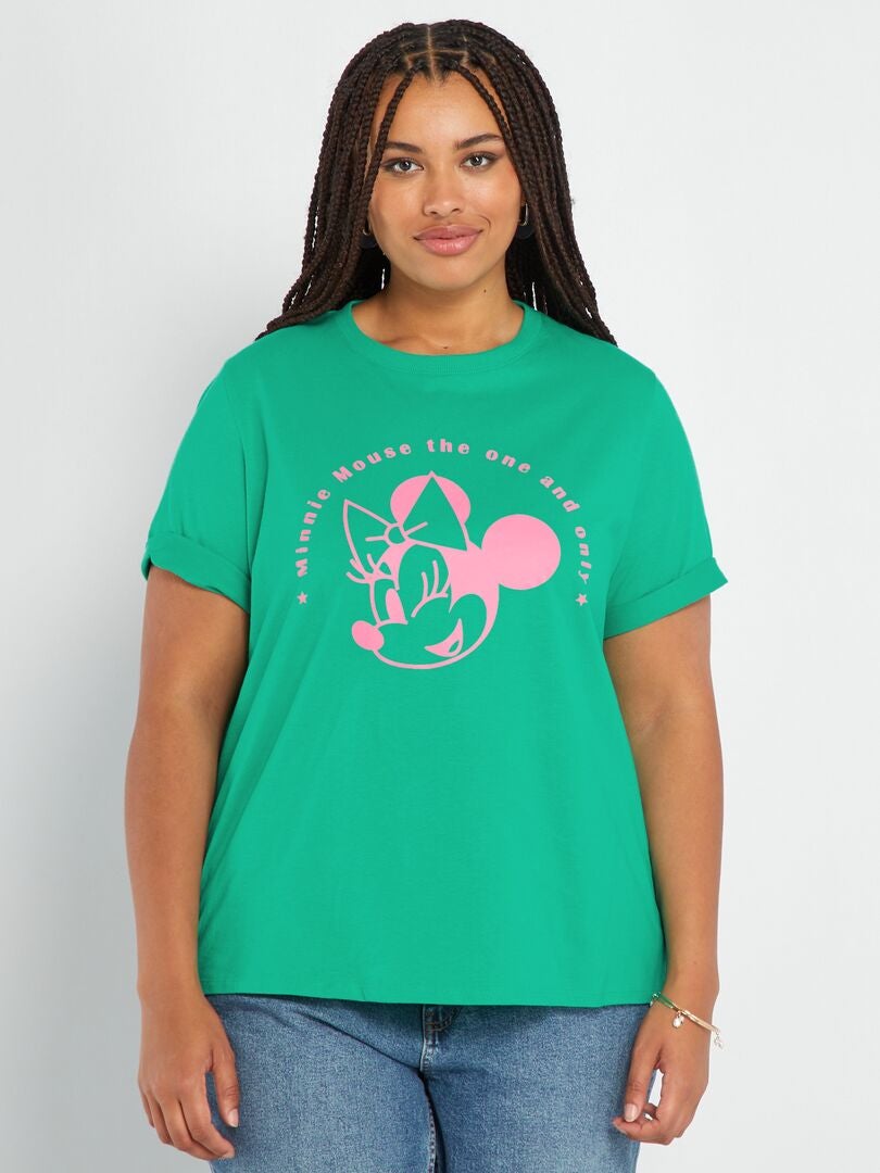'Minnie' T-shirt met korte mouwen - GROEN