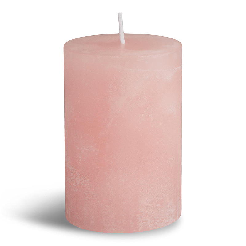 Bougie cube Vie Home 12 cm ø 6 cm style rustique