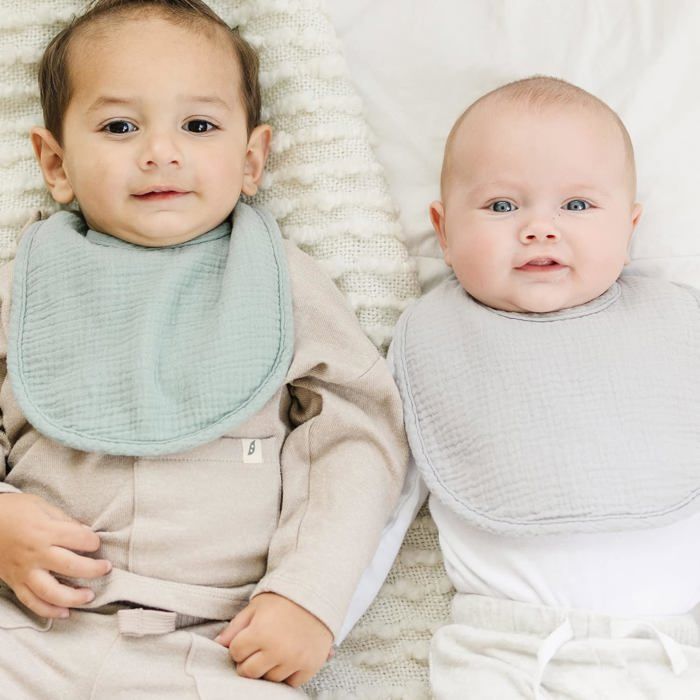 Juego de 8 baberos tipo bandana de muselina de algodón para bebés: suaves y absorbentes, baberos unisex para niños y niñas, ideales