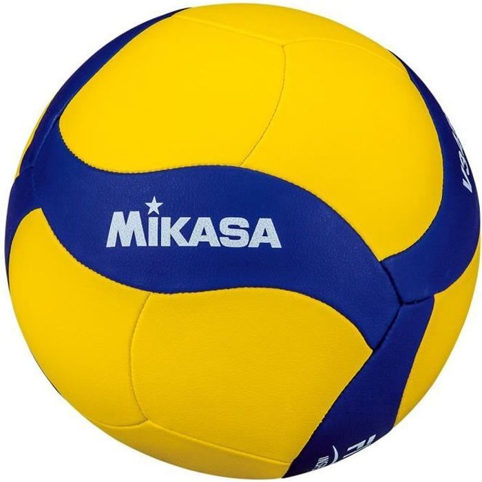 Pallone da pallavolo - MIKASA - V345W - Peso 195-225 g - Struttura a 18 pannelli - Giallo