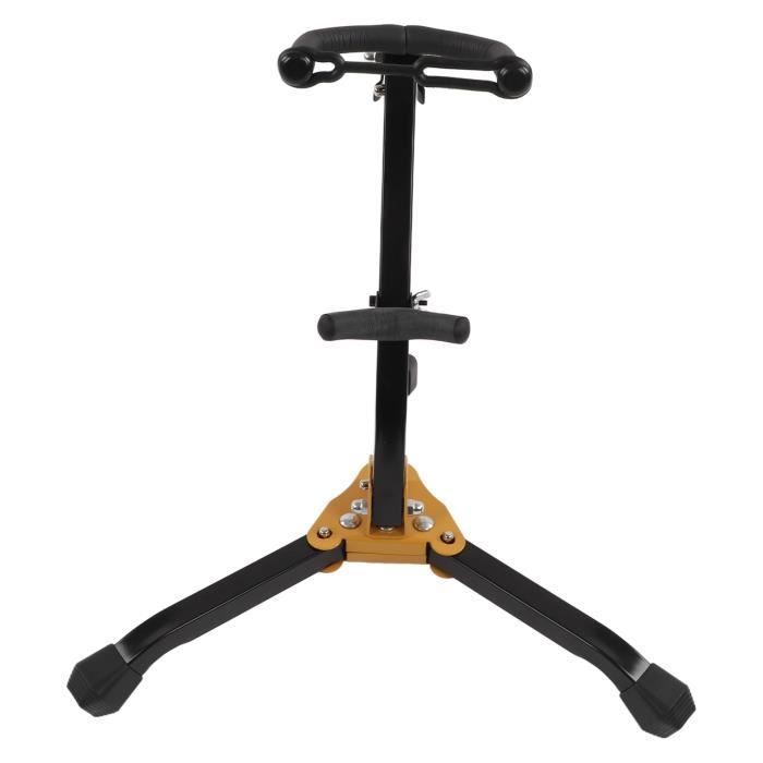 TMISHION Ensemble de support de saxophone alto Alto Sax Stand Set Support en métal Rack Saxophone Kit de nettoyage Accessoires pour
