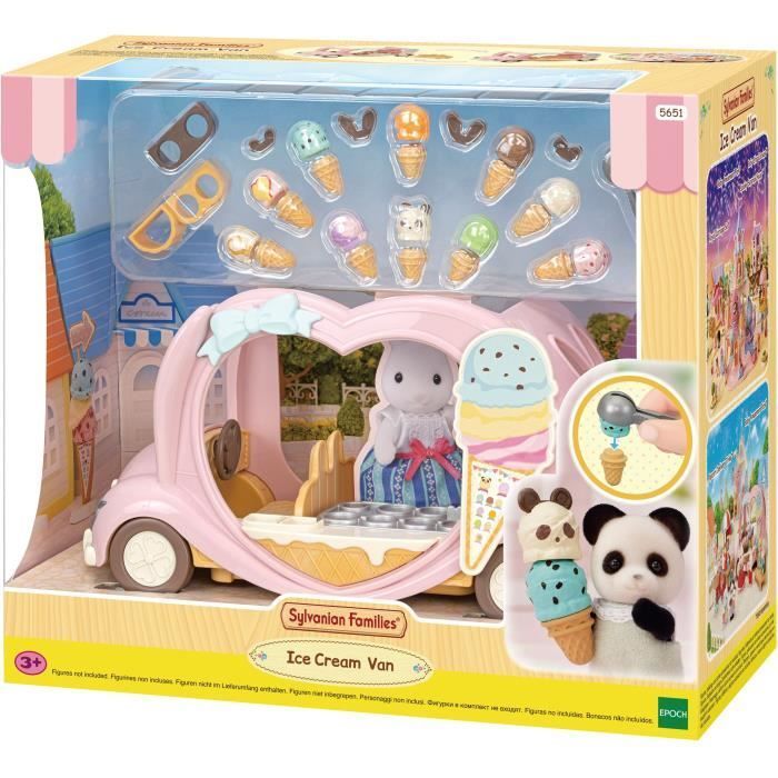 Il venditore di gelati - SYLVANIAN FAMILIES - 5651 - All'aperto - Rosa - Età 3+