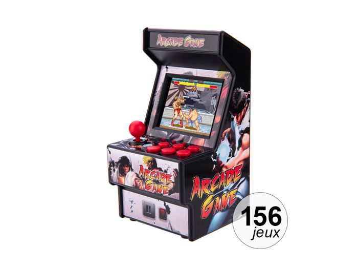 Mini arcade cabinet - AVIZAR - Model 3 - 156 games - 2.8-inch screen - Multicolor