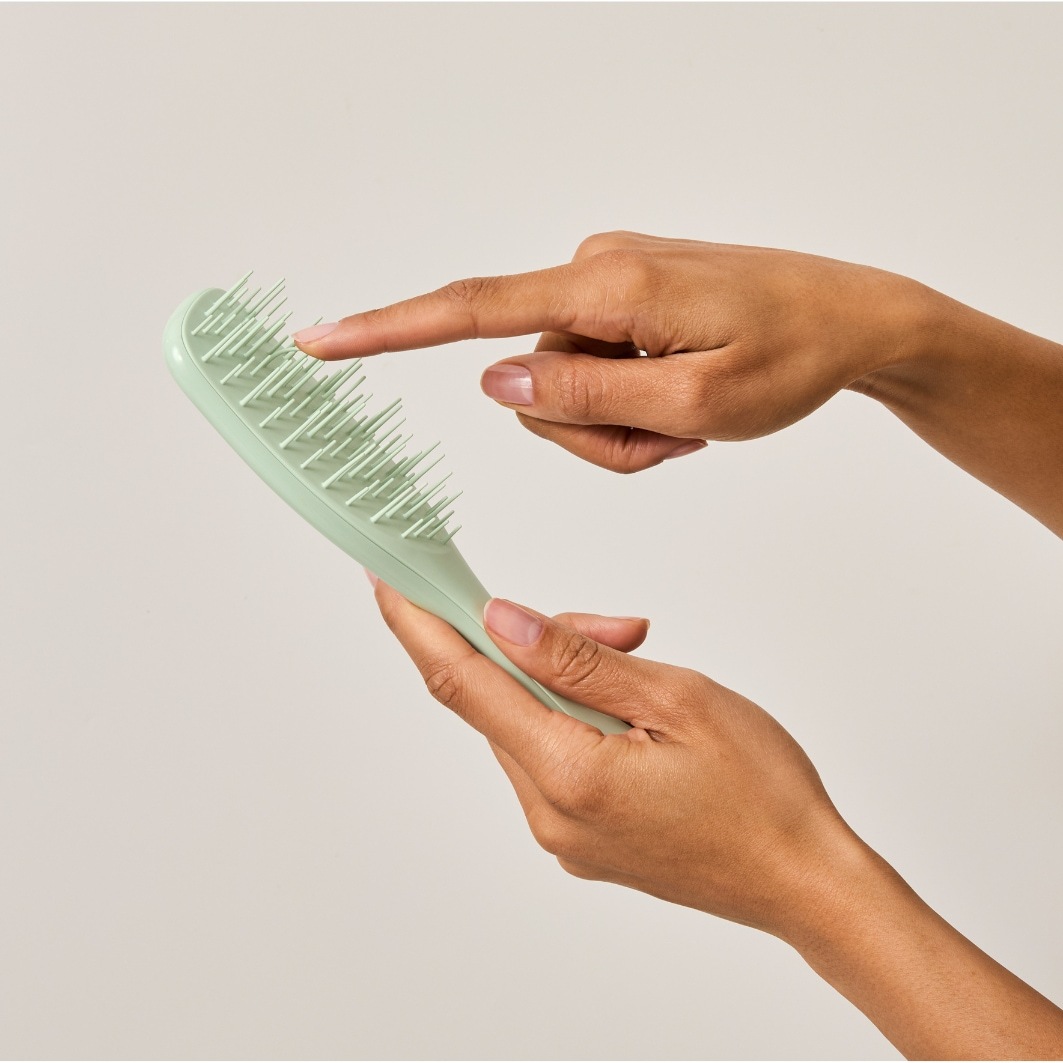 „Tangle Teezer“ plaukų iššukavimo šepetys, tobulas plaukų šepetys, ypač švelnus, „Ocalyptus“ - 1 vnt.