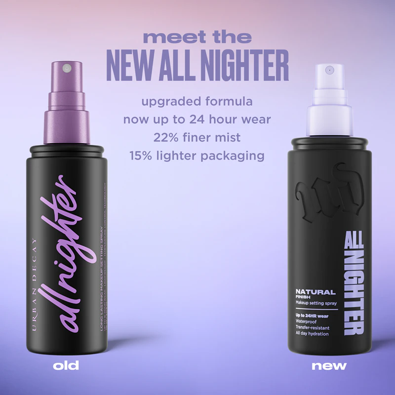 Spray fixador de maquiagem Urban Decay All Nighter Natural Finish