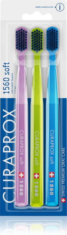 Curaprox 1560 mīkstā zobu birste