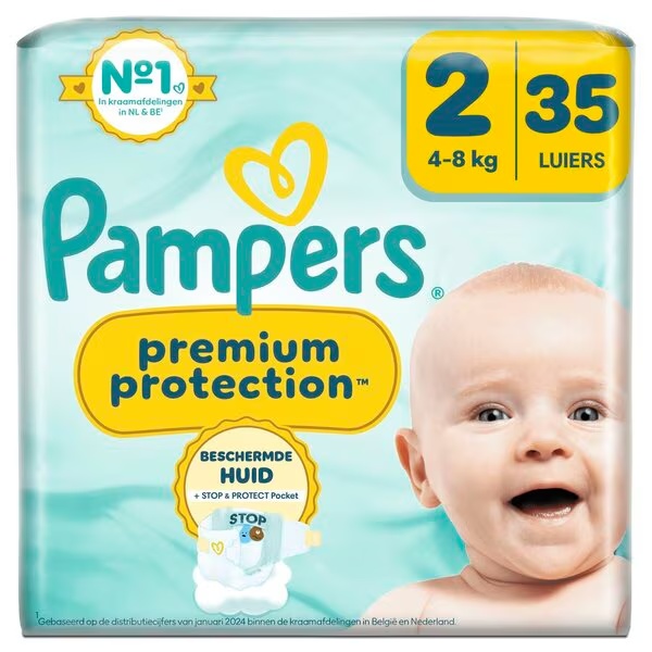 Pampers Premium Protection pelene veličine 2 (4-8 kg), 35 komada
