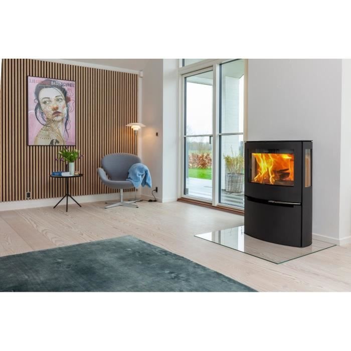 Poêle à bois - ADURO 21 - 50240 - 6,5 KW - Noir