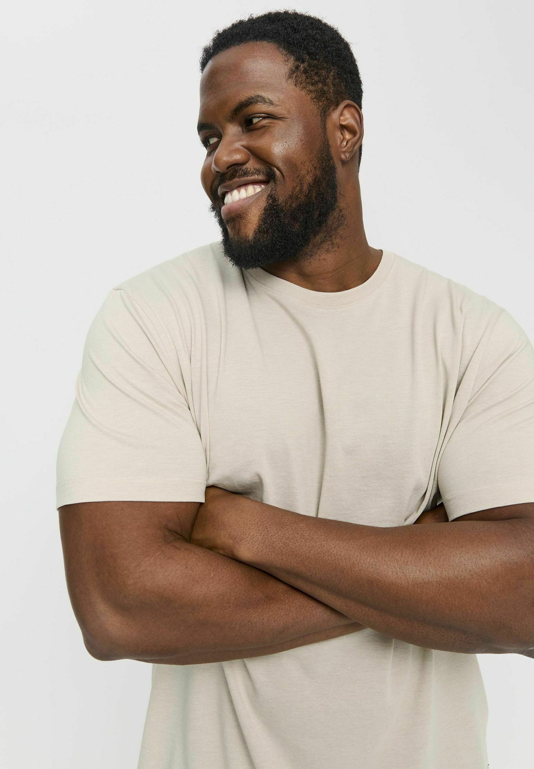 Jack & Jones PLUS SIZE - Basic T-Shirt - Moonbeam