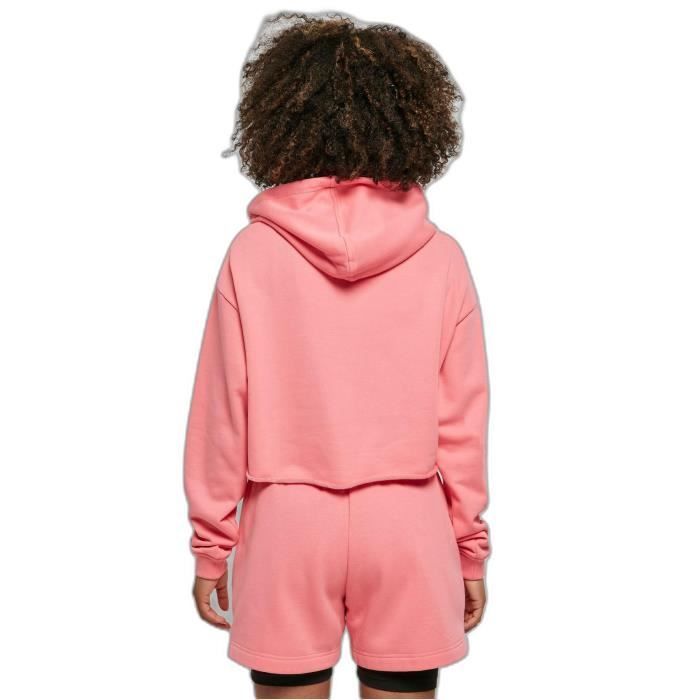 Sweatshirt court à capuche femme Urban Classics Starter - rose - M