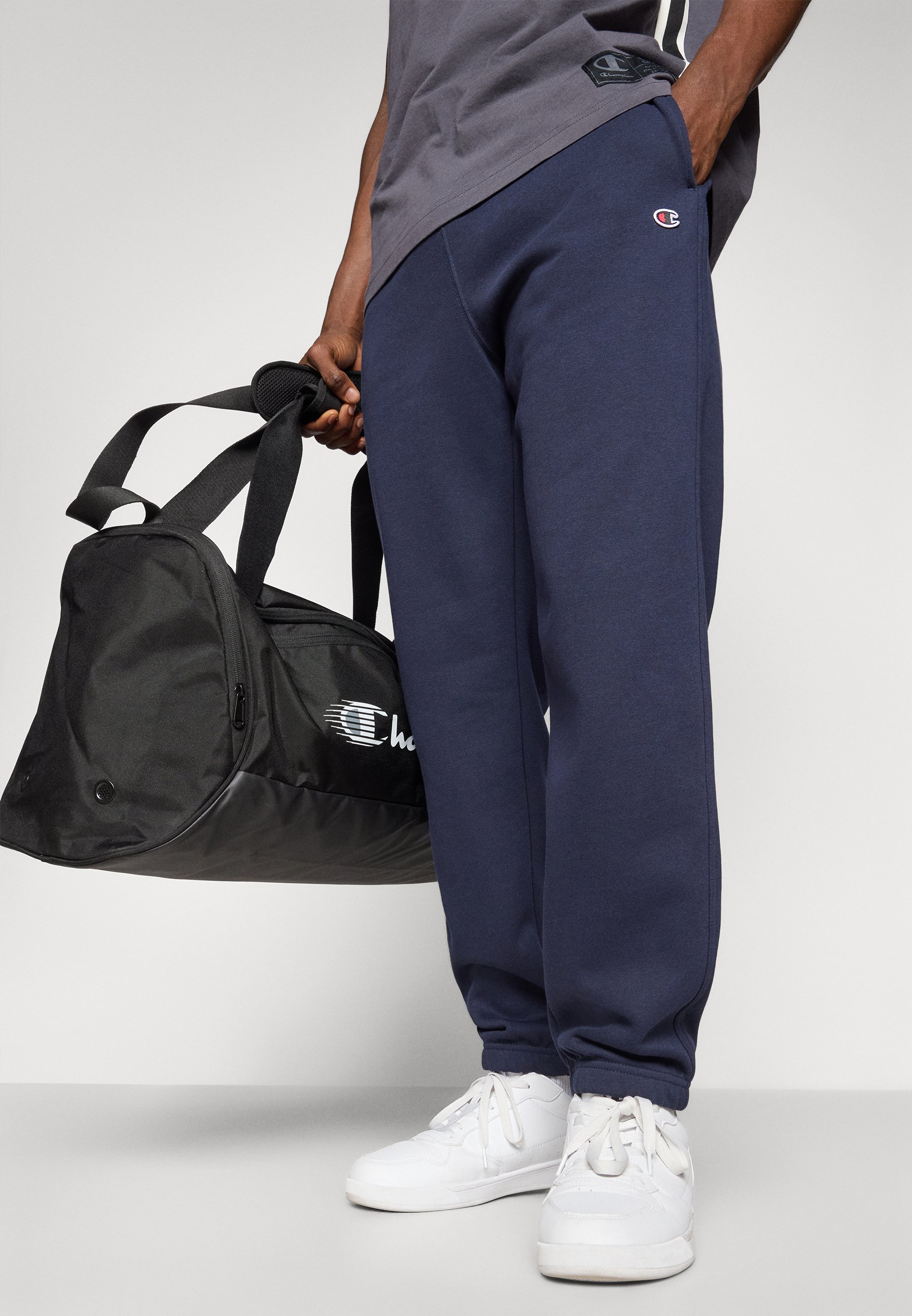 Champion ICONS CUFF PANTS - Trainingsbroek - marineblauw