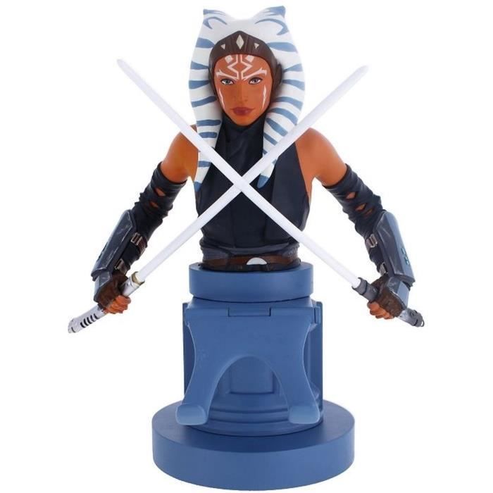 Supporto per statuetta e caricabatterie per controller e smartphone - EXQUISITE GAMING - AHSOKA TANO