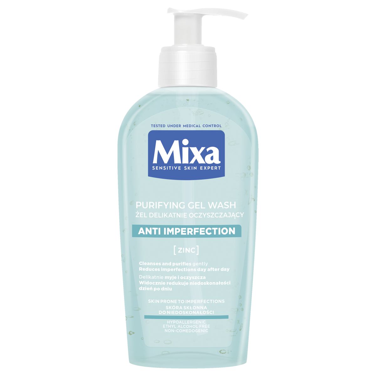 Mixa čistilni gel za obraz proti nepravilnostim 200 ml