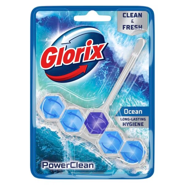 Glorix PowerClean Ocean WC blok