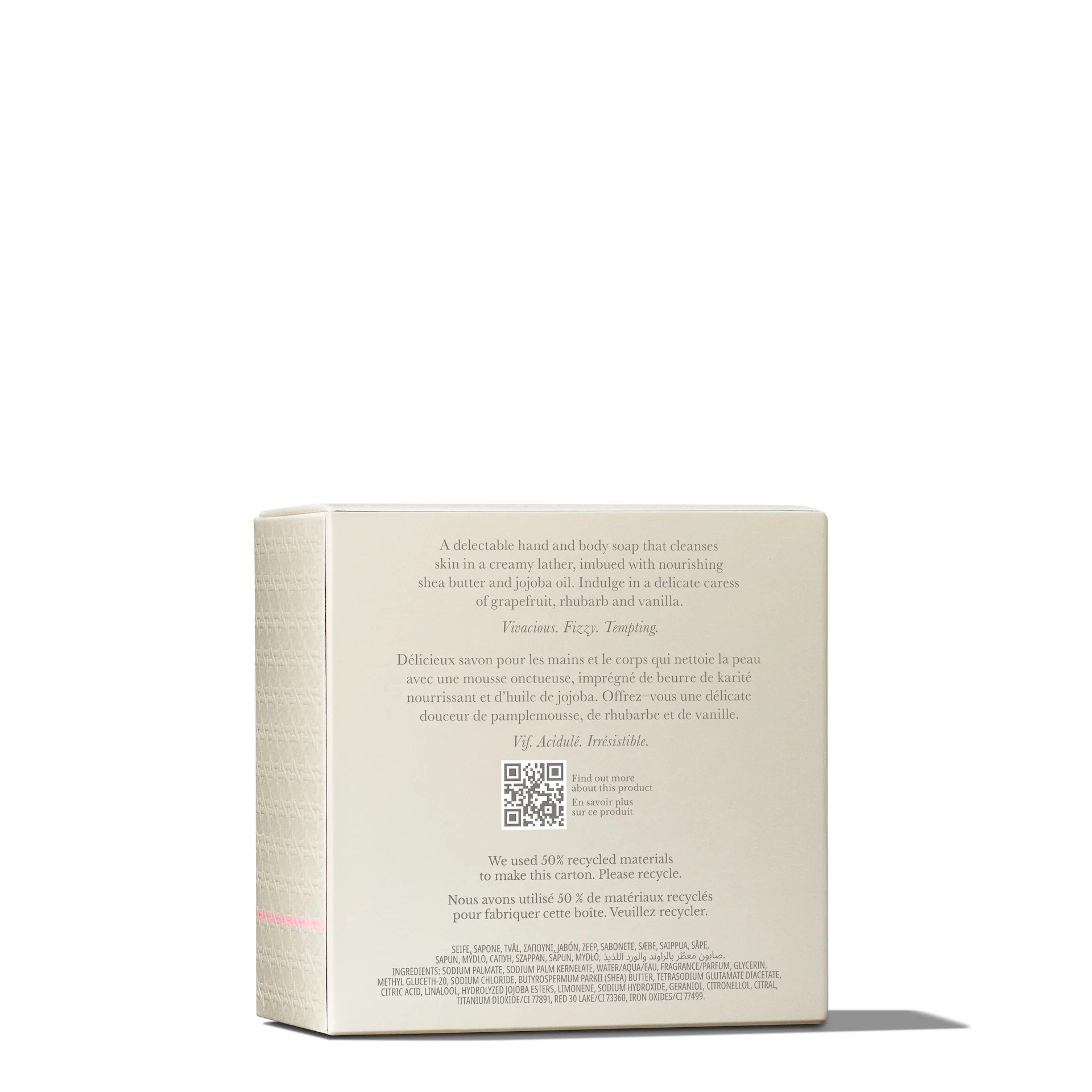 Gardas rabarberu un rožu smaržziepes - Molton Brown
