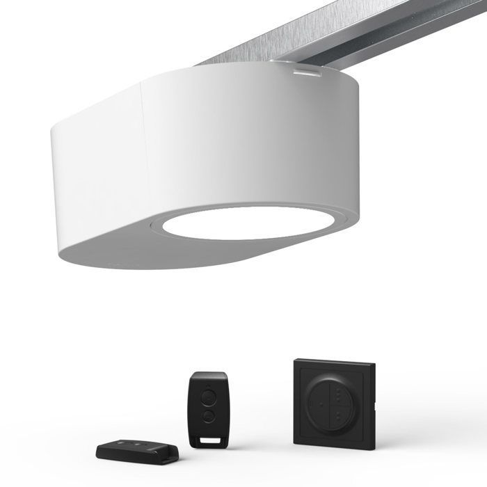 SOMFY 1246364 - Abrepuertas de garaje Serenia 1100 io - Altura máxima 2,35 m - Ancho máximo 4 m - Incluye 1 mando a distancia