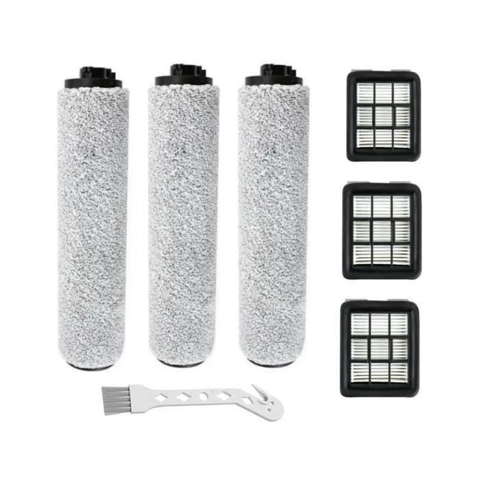 Cepillo y filtros HF3 3649A para aspiradora Bissell Crosswave, rodillo de cepillo, filtro HEPA, accesorio para aspiradora