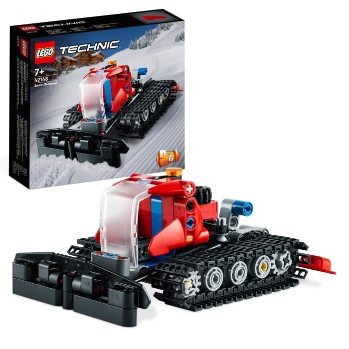 LEGO® Technic 42148 Battitore da neve, giocattolo da costruzione 2 in 1 con motoslitta, veicolo modello