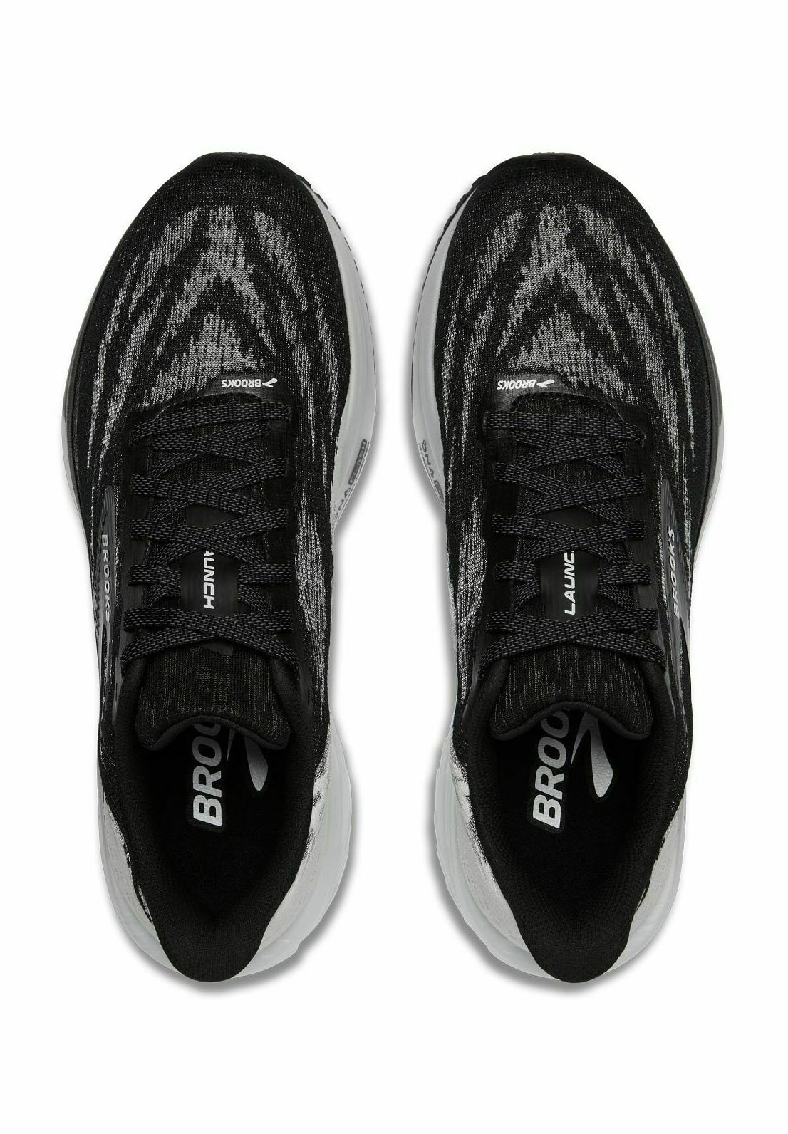 Brooks LAUNCH 11 - Hardloopschoenen voor op de weg - zwart wit