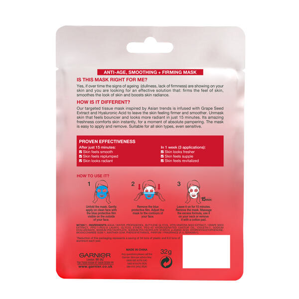 Garnier Ultralift Anti-Aging Gezichtsmasker
