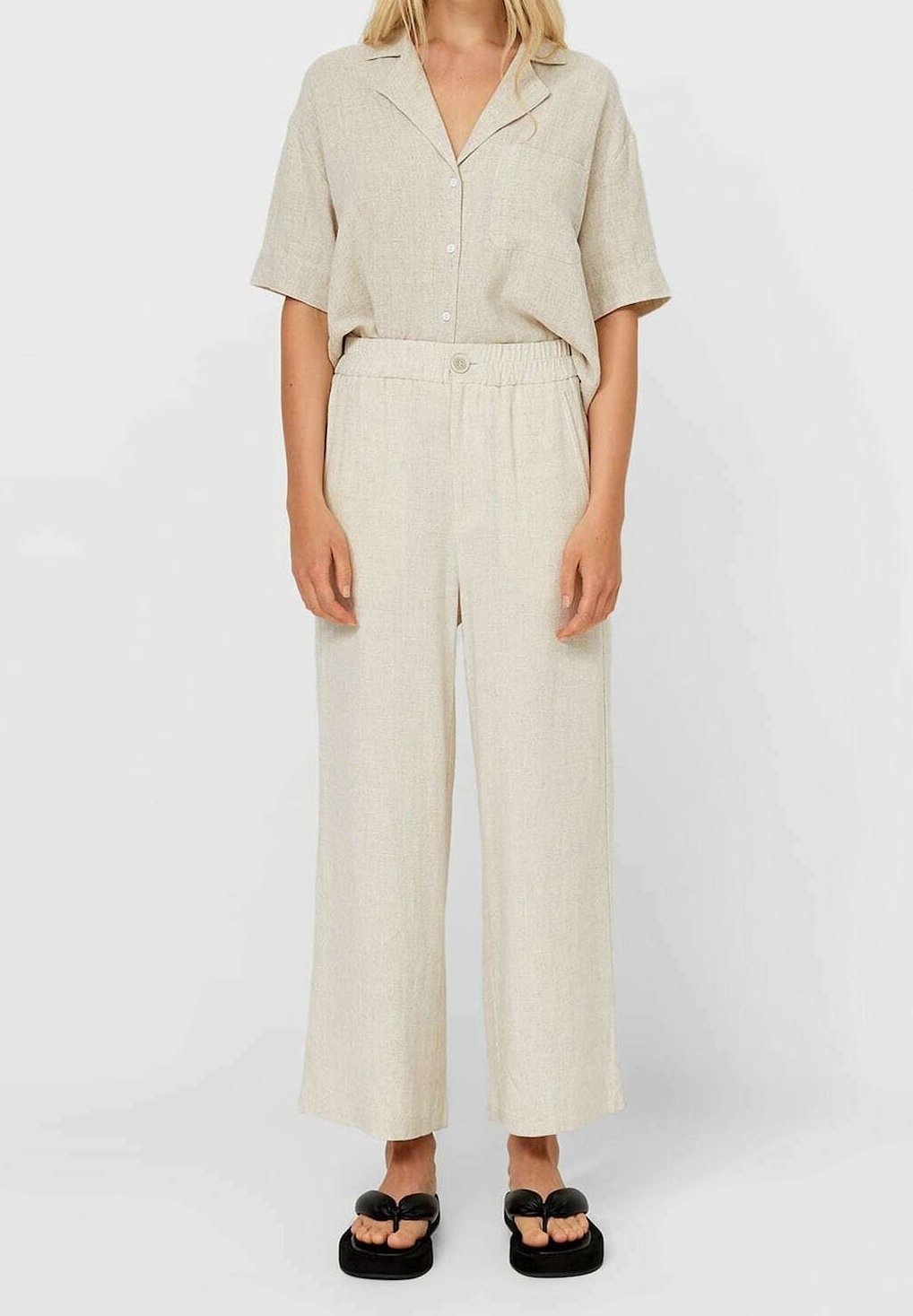 Pantalon Stradivarius - beige