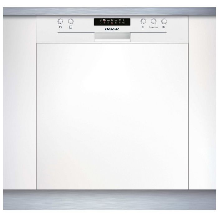 Lavastoviglie da incasso BRANDT BDB424LW - Motore a induzione - 9,5 l/ciclo - 44 dB - Bianca