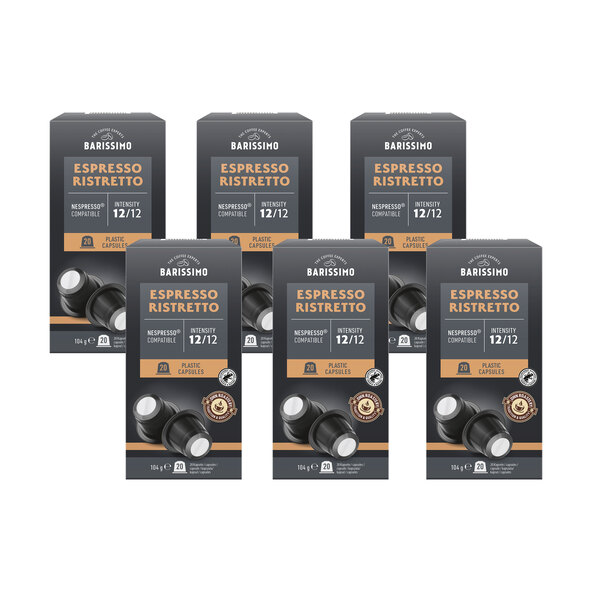 Capsule de cafea Espresso Ristretto, 6 x 104 g