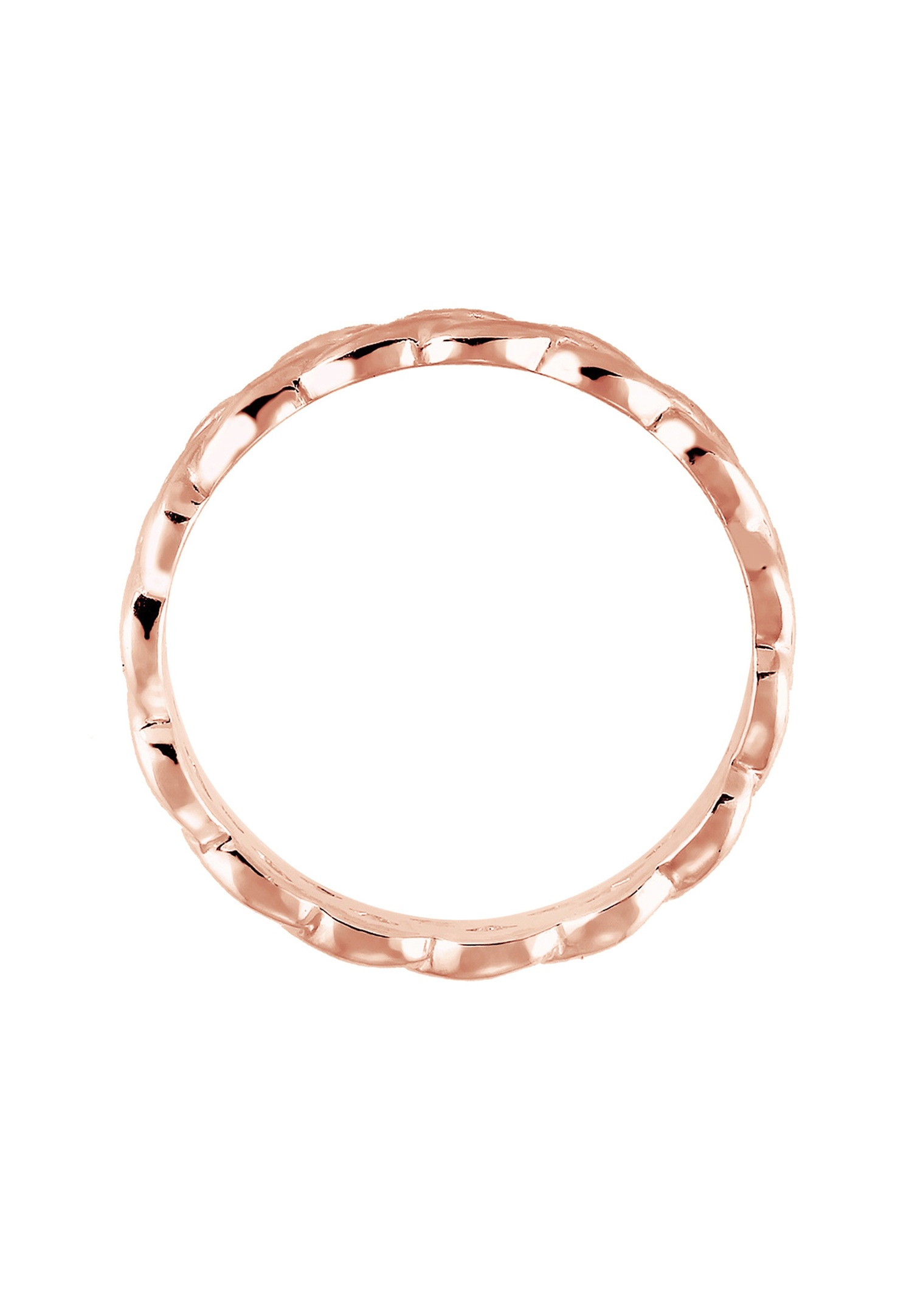 Elli Femmes Tressé Infini Nœud Tendance en Argent Sterling 925