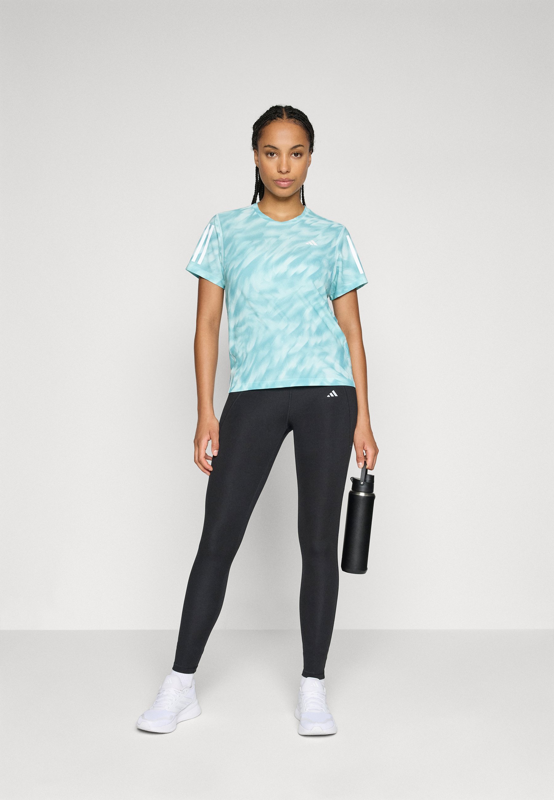 adidas Performance T-shirt - T-shirt met print - halo mint/mint ton