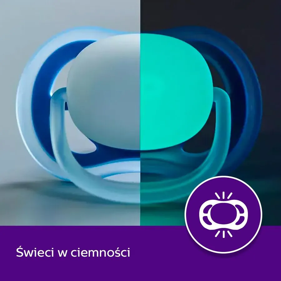 Avent Smoczek Ultra Air 0-6m, night