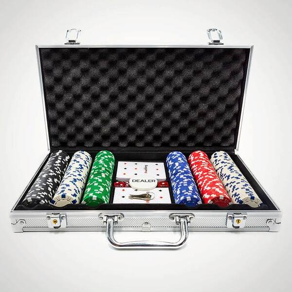#Výherní 300dílná pokerová sada včetně žetonů