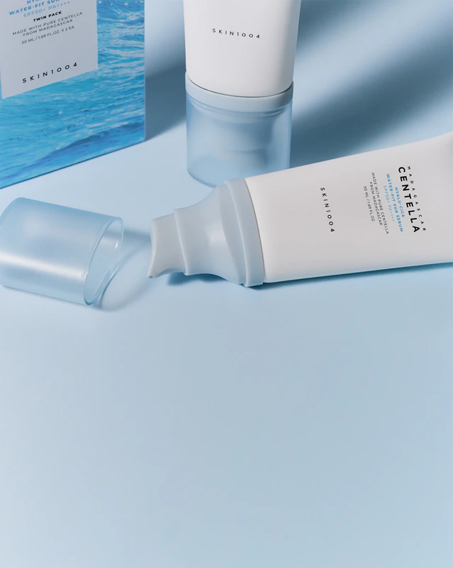 SKIN1004 Madagaskar Centella Hyalu-Cica Water-Fit Sun Serum Dvojbalenie ochranného séra s hydratačným účinkom dvojité balenie