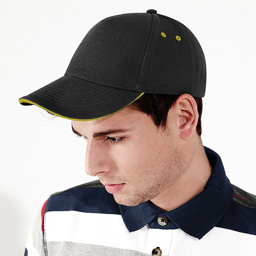  Gorra/visera Deportiva Beechfield Ultimate Sandwich 100% Algodón.