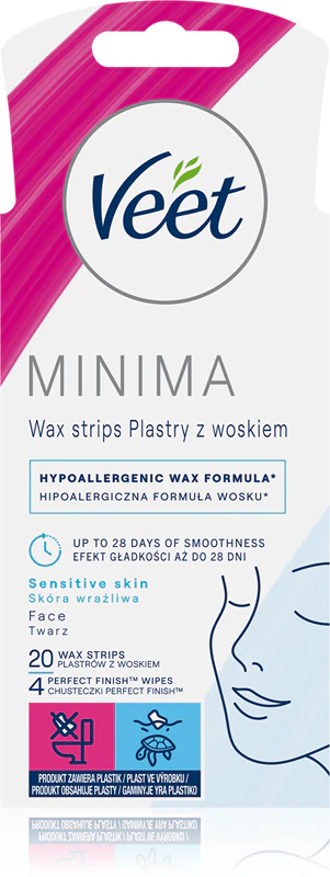 Veet Minima Hypoallergene Gesichtswachsstreifen