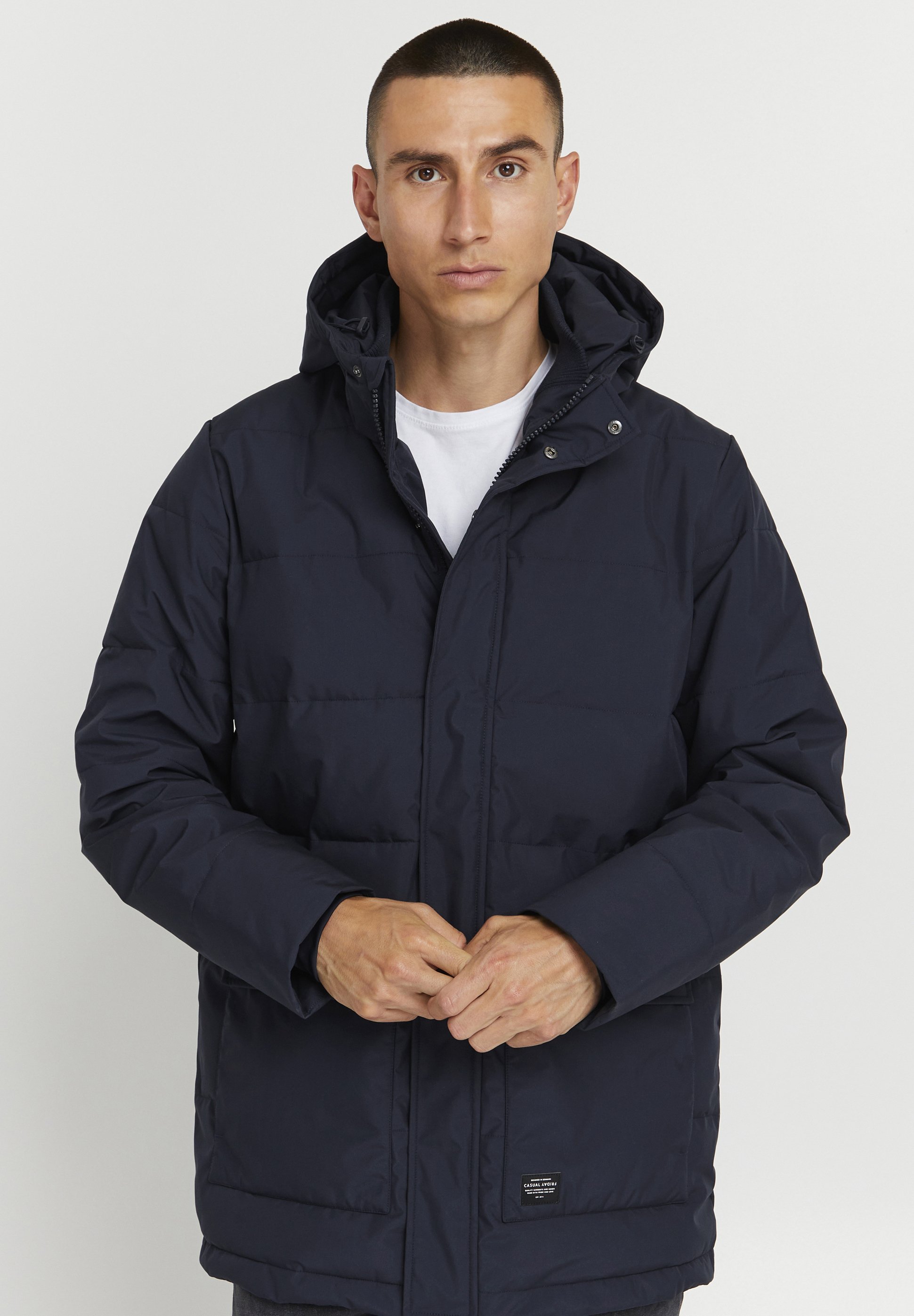 Casual Friday CFOlson - Winterjas - donkerblauw