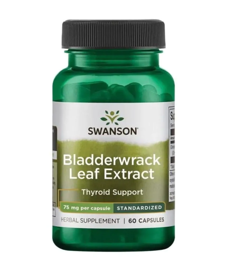 Swanson Bladderwrack Morszczyn Pęcherzykowaty Extract Kapsułki 75 mg Kapsułki