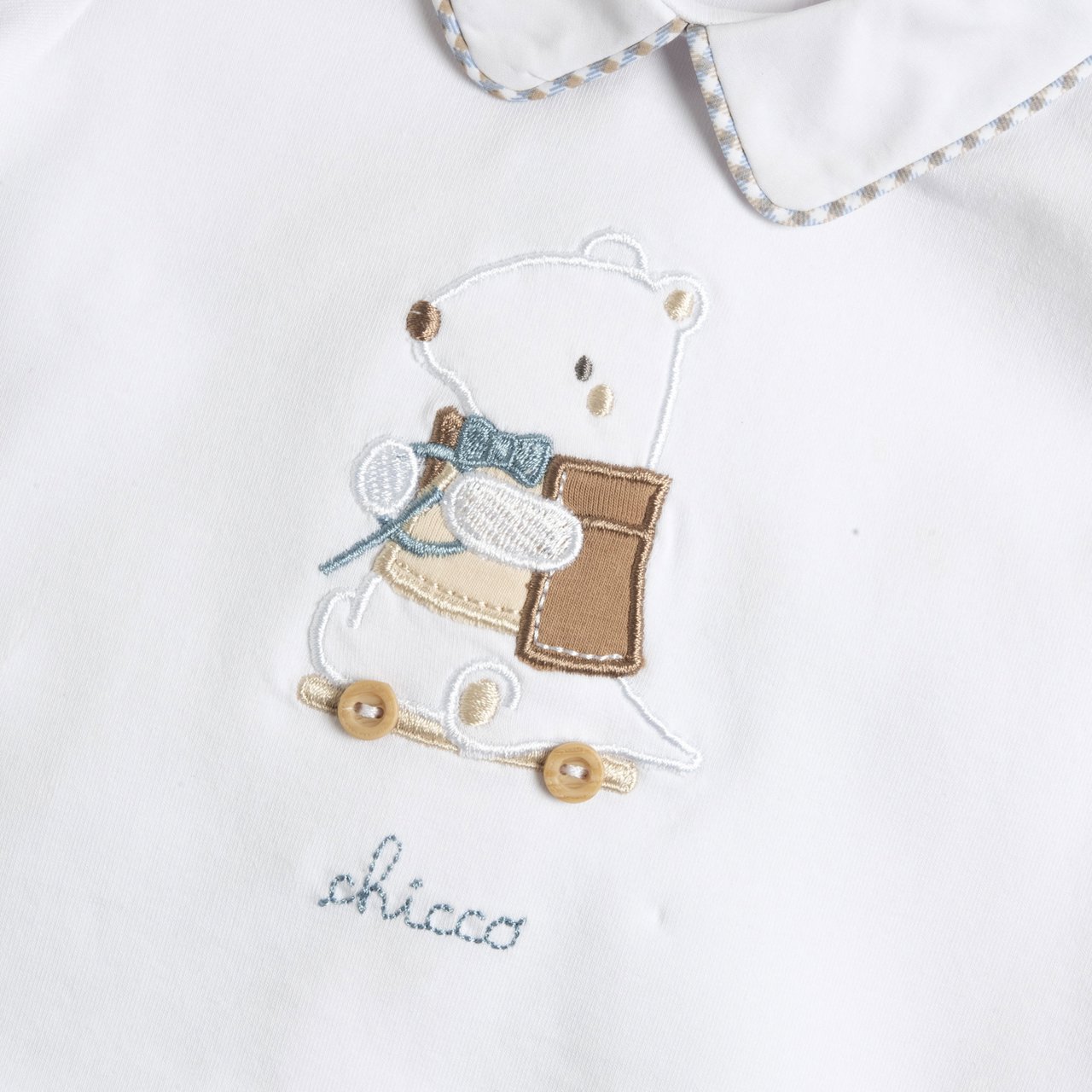Poloshirt und Shorts-Set mit Babybär-Motiv