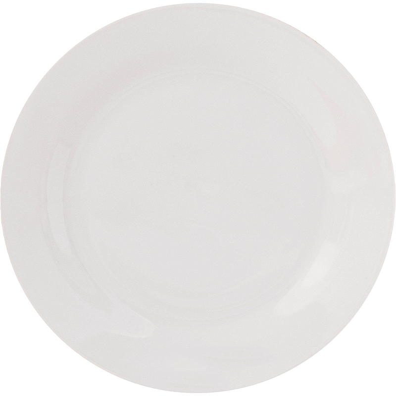 Mattallerken ø 20,4 cm vit porslin