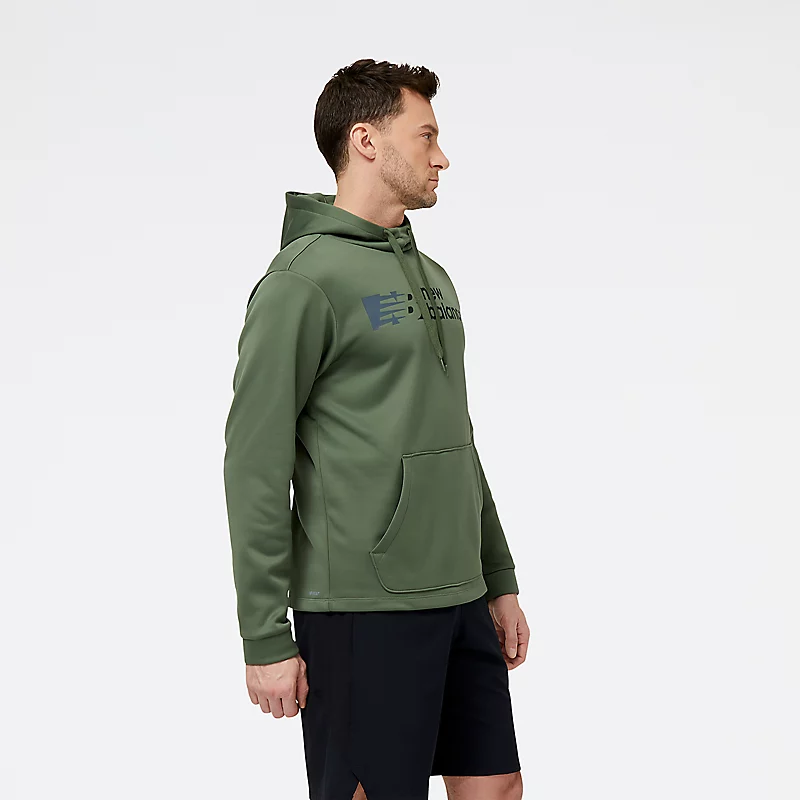 Bluza męska Tenacity Performance Fleece z kapturem – GŁĘBOKA OLIWKOWA ZIELEŃ