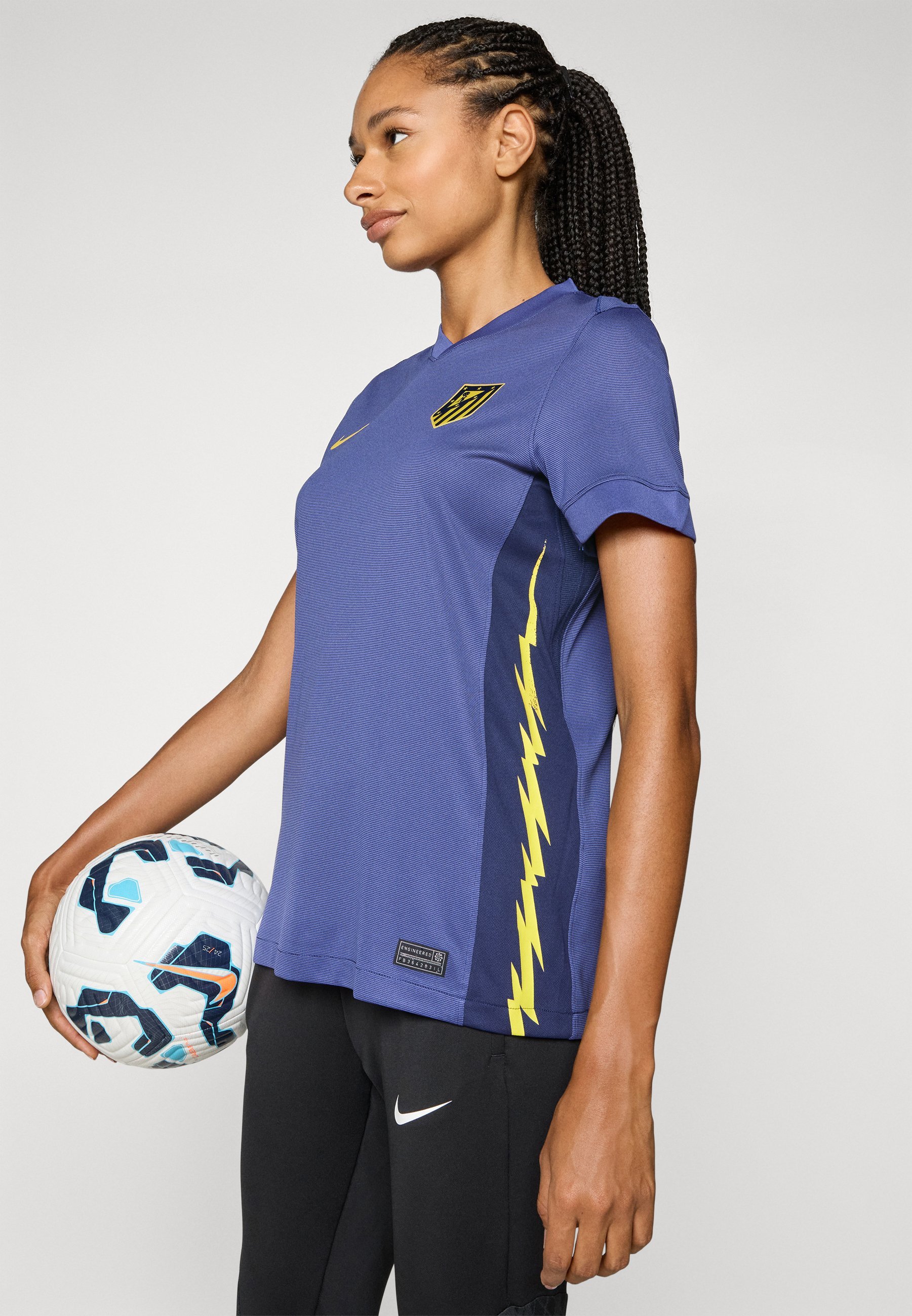 Nike Performance ATLÉTICO MADRID 2025/26 STADIUM AWAY - Clubkleding - binair blauw/donkerpaars stof/levendig geel