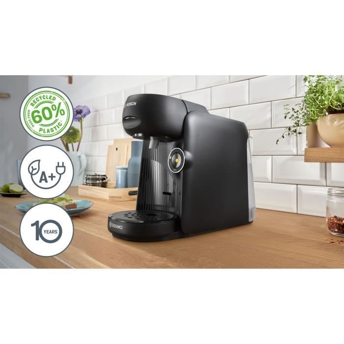 Cafetera multifunción - BOSCH - TASSIMO - T16 Finesse negra - 1400 W