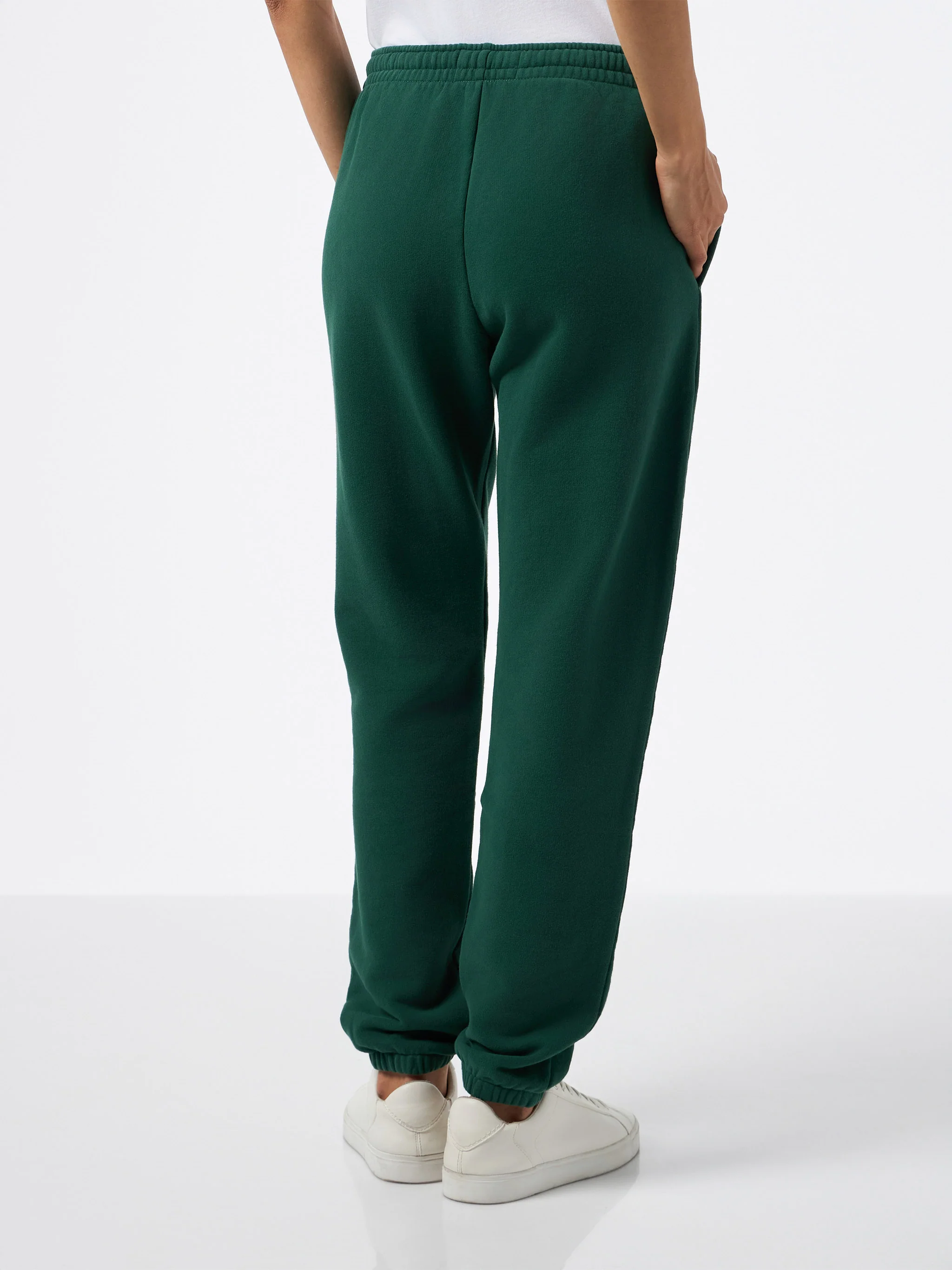 Odalys Damen Jogginghose aus englischgrünem Baumwollfleece